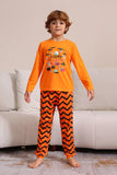 Orange Halloween Family Matching Pajama Set