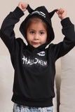 Black Halloween Family Costume Hooded Sweatshirt