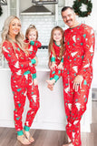 Red Christmas Tree Printed Family Matching Pajama Sets