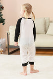 Black and White Plaid Tree Printed Christmas Family Matching Pajamas