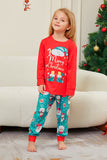 Red Merry Christmas Santa Printed Family Matching Pajamas