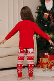 Red Tree Printed Long Sleeves Christmas Family Matching Pajamas