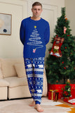 Red Tree Printed Long Sleeves Christmas Family Matching Pajamas