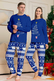Red Tree Printed Long Sleeves Christmas Family Matching Pajamas