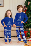 Red Tree Printed Long Sleeves Christmas Family Matching Pajamas