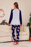 Grey Blue Snowman Printed Christmas Family Matching Pajamas