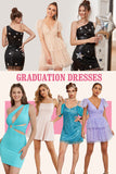 Time-Limited Sale For Short Graduation Dress (1 pc - Random Style & Color)