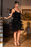 Red Roaring 20s Gatsby Fringed Flapper Dress