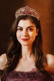 Luxury Crystal Princess Golden Crown Tiara