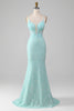 Load image into Gallery viewer, Sequins Sparkly Mermaid Formal Dress with Slit
