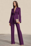 Dusty Rose 2 Piece Notched Lapel Work Suits