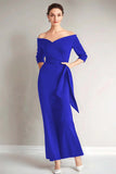 Burgundy Mermaid Strapless Mother of The Bride Dress