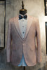 Load image into Gallery viewer, Peak Lapel Black Jacquard Men&#39;s Formal Suits