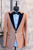 Load image into Gallery viewer, Peak Lapel Blush 2 Piece Men&#39;s Formal Suits