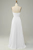 Load image into Gallery viewer, Twilight Spaghetti Straps Sleeveless Long Bridesmaid Dress
