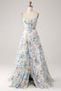 Load image into Gallery viewer, Ivory Flower A-Line Strapless Long Corset Formal Dress
