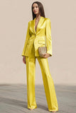 Burgundy 2 Pieces Notched Lapel One Button Women Tuxedo