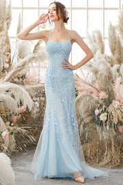 Spaghetti Straps Mermaid Prom Dress