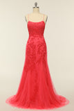 Yellow Mermaid Long Prom Dress with Appliques