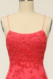 Yellow Mermaid Long Prom Dress with Appliques