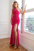 Load image into Gallery viewer, Dark Red Glitter Sequins Formal Dress