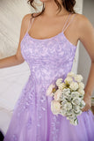 Elegant Lavender A-line Formal Dress