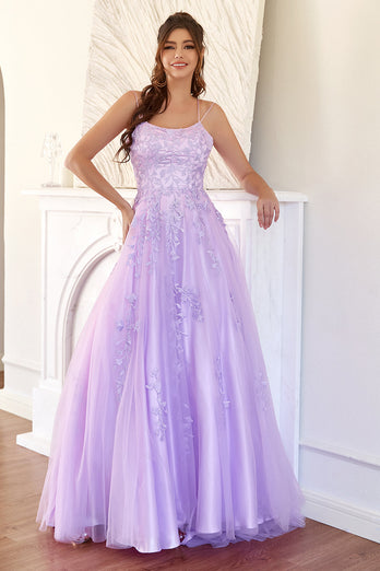 Elegant Lavender A-line Formal Dress