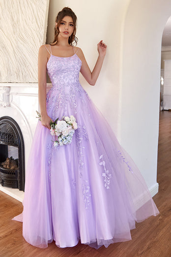 Elegant Lavender A-line Formal Dress