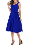 Royal Blue Bow Dress