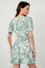 Load image into Gallery viewer, Green Print Summer Dress
