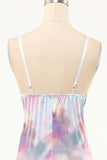 Spaghetti Straps Tie Dye Dress