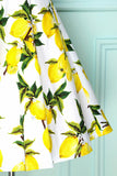 V-neck Lemon Vintage Dress