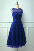 Load image into Gallery viewer, Lace Royal Blue Formal Dress