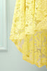 Load image into Gallery viewer, Asymmetrical Yellow Lace Dress