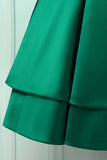 Satin Green Ball Dress