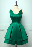 Satin Green Ball Dress