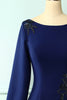 Load image into Gallery viewer, Dark Blue Mother Of The Bride Dress
