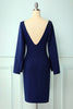 Load image into Gallery viewer, Dark Blue Mother Of The Bride Dress