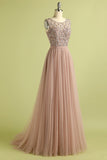 Tulle Beading Prom Dress