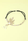 White Beaded Pearls 1920s Flapper Headband