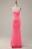 Load image into Gallery viewer, Blush Sheath Glitter Formal Dress with Sequins