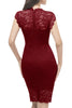 Load image into Gallery viewer, Grape Lace Bodycon Dress