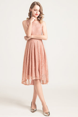 Asymmetrical Lace Dress