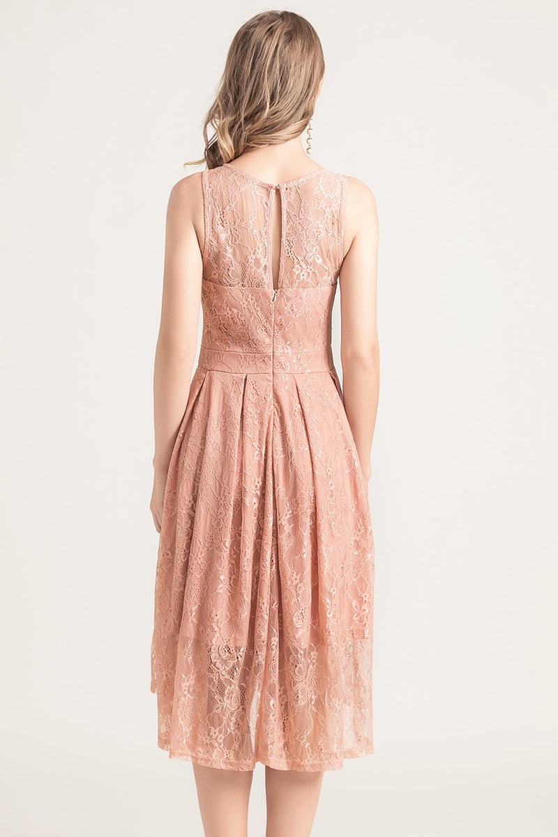 Load image into Gallery viewer, Asymmetrical Lace Dress