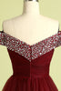 Load image into Gallery viewer, Burgundy Ball Gown