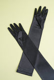 Black 1920s Party Gloves