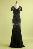 1920s Sequins Flapper Long Dress