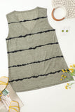 Printed Striped Vest T-Shirt