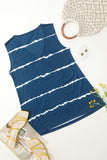 Printed Striped Vest T-Shirt