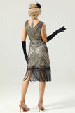 Sleeveless 1920s Gatsby Dress